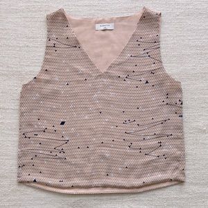 Aritzia/Babaton Printed Murphy Blouse XS